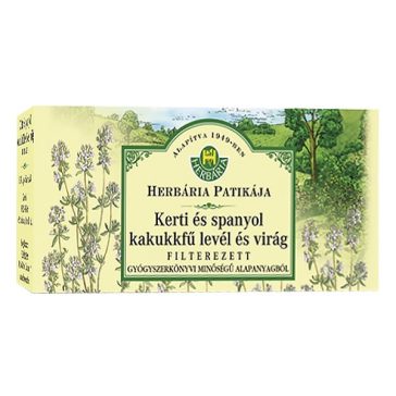 Herbatea HERBÁRIA kerti és spanyol kakukkfű levél 25x1 g