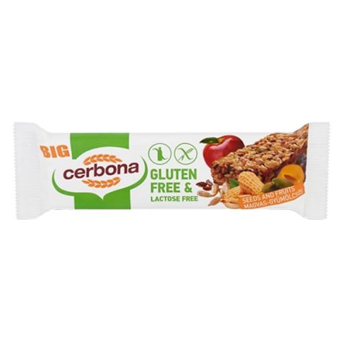Müzliszelet CERBONA gluténmentes magvas-gyümölcsös 35 g