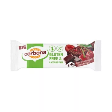Müzliszelet CERBONA gluténmentes meggyes-csokoládés 35 g