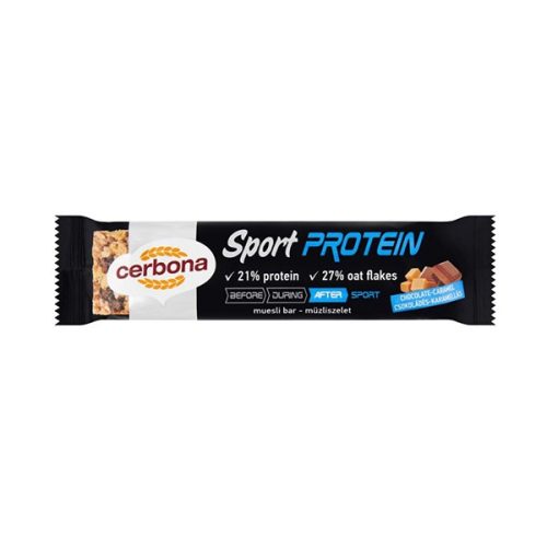 Müzliszelet CERBONA Protein csokoládés-karamellás 35 g