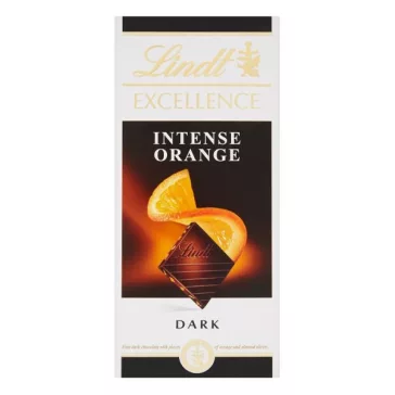   Étcsokoládé táblás LINDT Excellence narancsos étcsokoládé 100 g