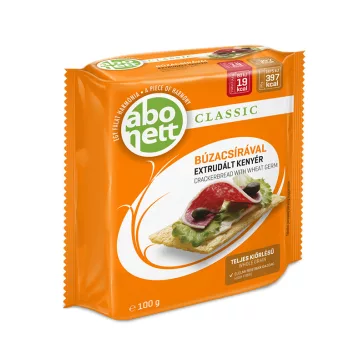 Extrudált kenyér ABONETT búzacsírával 100 g