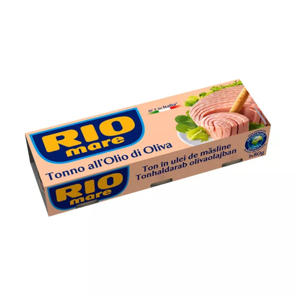 Tonhal RIO MARE olívaolajban 3x65 g