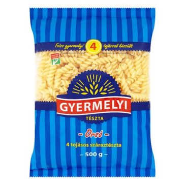 Száraztészta orsó GYERMELYI 4 tojásos 500 g