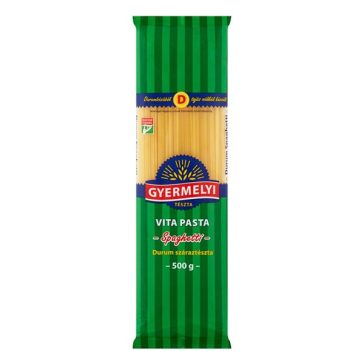 Száraztészta spagetti GYERMELYI Vita Pasta durum 500 g
