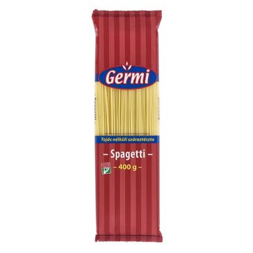   Száraztészta spagetti GYERMELYI Germi tojás nélküli 400 g
