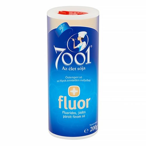 Finom párolt só 7001 jódozott szóródobozos 200 g