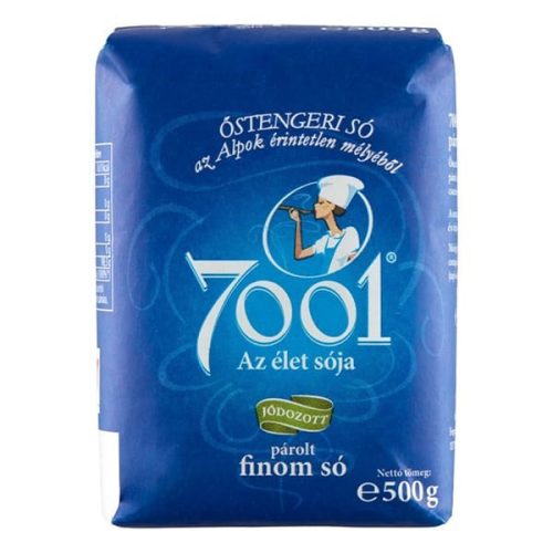 Finom párolt só 7001 jódozott 500 g