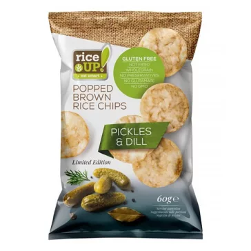 Rizschips RICE UP uborkás 60 g