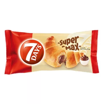 Croissant 7DAYS Super Max kakaós töltelékkel 110 g