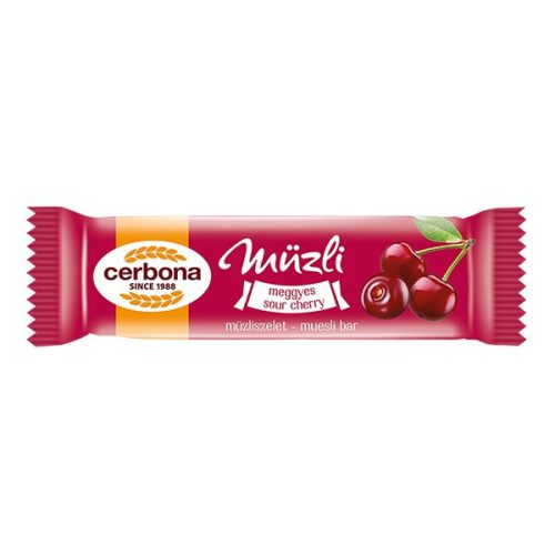 Müzliszelet CERBONA meggyes 20 g