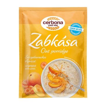   Zabkása CERBONA sárgabarackkal hozzáadott cukor nélkül 50 g
