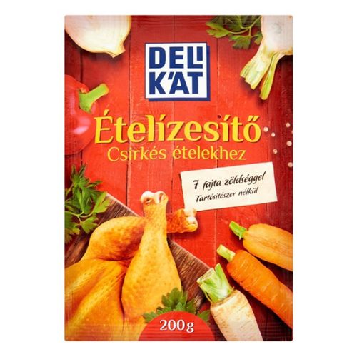Ételízesítő DELIKÁT jódozott sóval csirkés ételekhez 200 g
