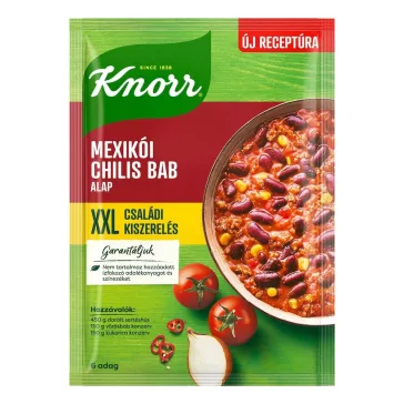 Ételalap KNORR Mexikói chillis bab XXL 75 g