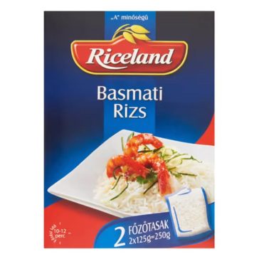 Főzőtasakos rizs RICELAND Basmati 2x125 g