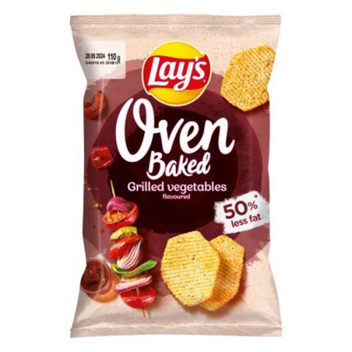 Burgonyachips LAY'S Oven Baked grillezett zöldséges 110 g