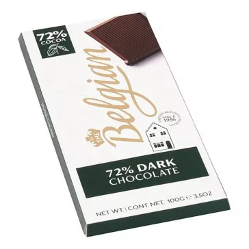 Csokoládé BELGIAN 72% étcsokoládé 100 g