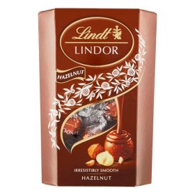   Csokoládé LINDT Lindor Hazelnut tejcsokoládé golyók díszdobozban 200 g