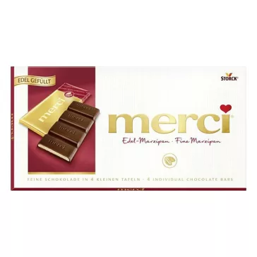 Csokoládé MERCI Marcipános 112 g