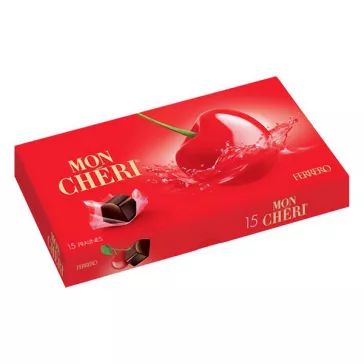 Csokoládé MON CHERI 15 darabos 157,5 g