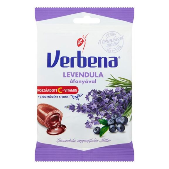 Töltött keménycukorka VERBENA levendula áfonyával 60 g