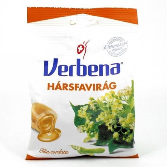 Töltött keménycukorka VERBENA hársfavirág 60 g