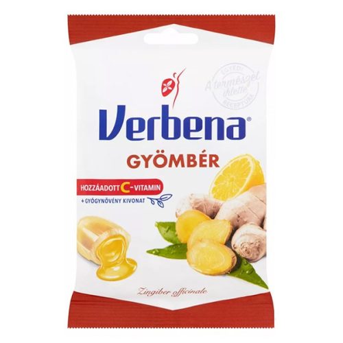 Töltött keménycukorka VERBENA gyömbér 60 g