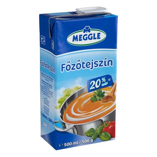 Főzőtejszín MEGGLE UHT 20% 500 ml