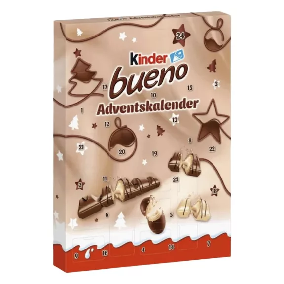 Adventi kalendárium KINDER Bueno 181g Adventi kalendárium KINDER Bueno 181g