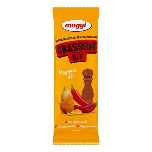 Napraforgómag tésztabundában MOGYI Crasssh! Bit magyaros 70 g