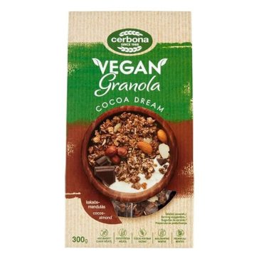 Granola CERBONA Vegán kakaós-mandulás 300 g
