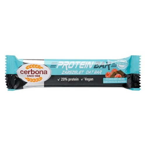 Zabszelet CERBONA Protein étcsokoládés-málnás 40 g