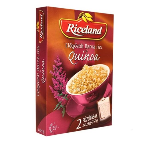 Főzőtasakos rizs és quinoa RICELAND előgőzölt 2x125 g
