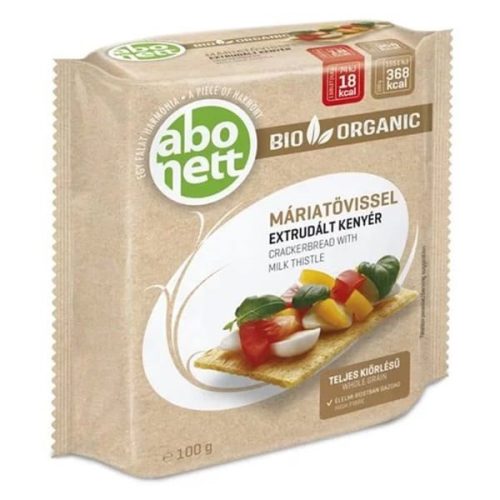Extrudált kenyér ABONETT Bio máriatövissel 100 g