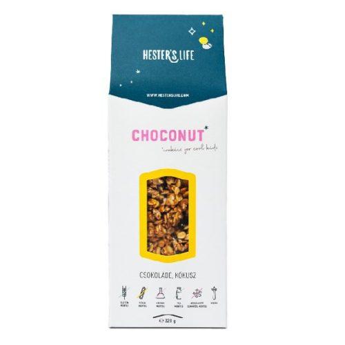 Gabonapehely HESTER’S Choconut Cookies csokoládés-kókuszos 320 g