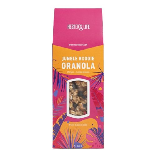 Granola HESTER’S Jungle Boogie áfonyás-málnás 300 g
