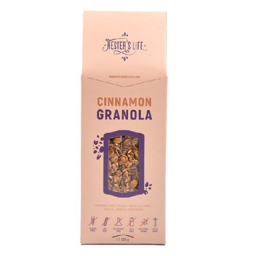 Granola HESTER’S Cinnamon fahéjas 320 g