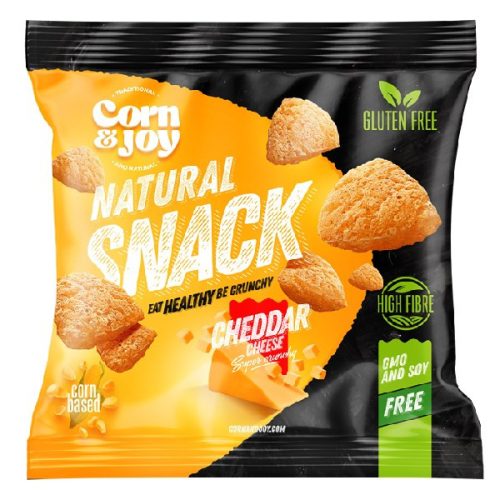 Extrudált kenyér CORN&JOY cheddar 40 g