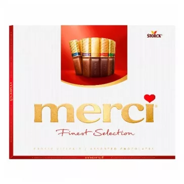 Csokoládé MERCI piros 250 g