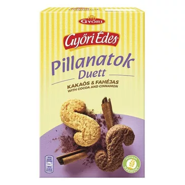 Keksz GYŐRI Édes pillanatok fahéjas kakaós 220 g
