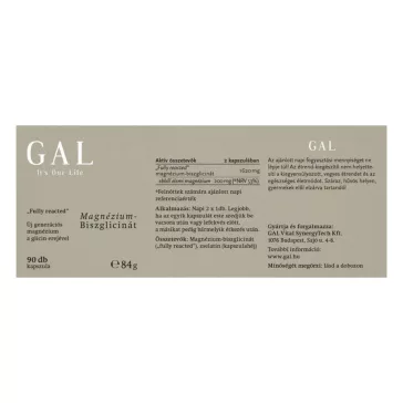 Vitamin GAL Magnézium biszglicinát 90 darab