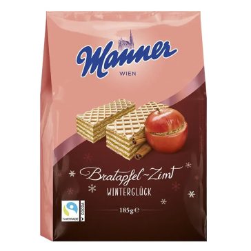 Töltött ostya MANNER sült almás-fahéjas 185 g