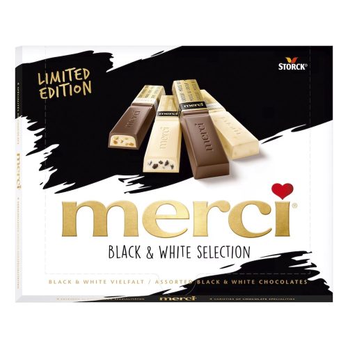 Csokoládé MERCI Black&white 240 g