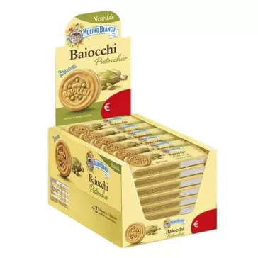 Keksz MULINO BIANCO baiocchi pisztáciás 3 darabos 28 g