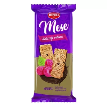 Keksz DETKI mese málnás étcsokoládés 180 g