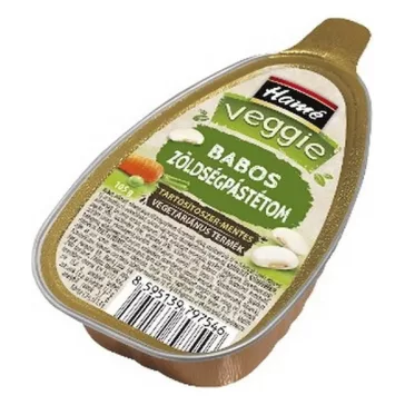 Vegetáriánus zöldségpástétom HAMÉ babos 105 g
