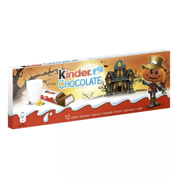 Csokoládé KINDER Chocolate 12 darabos Halloween 150 g Csokoládé KINDER Chocolate 12 darabos Halloween 150 g