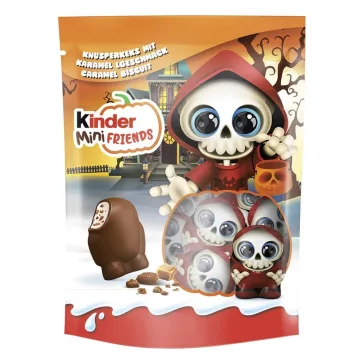 Csokoládé KINDER Mini friends karamell halloween 122 g