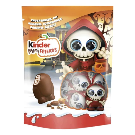 Csokoládé KINDER Mini friends karamell halloween 122 g Csokoládé KINDER Mini friends karamell halloween 122 g