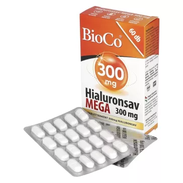 Vitamin BIOCO Hialuronsav Mega 300 mg 60 darab